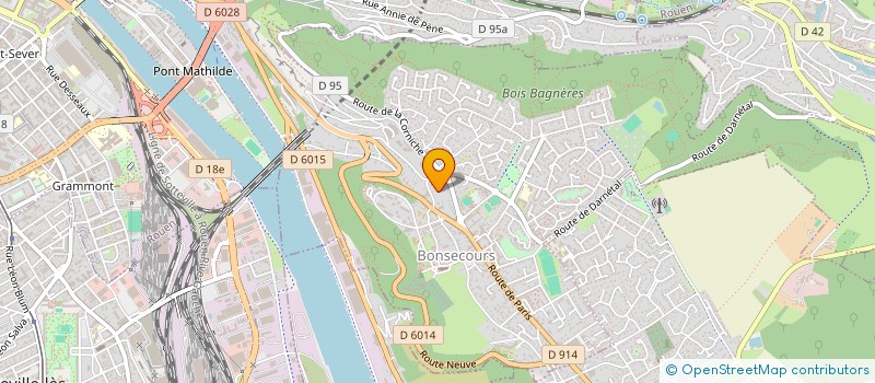 localisation de l'entreprise SCI J.L.I.F  BONSECOURS