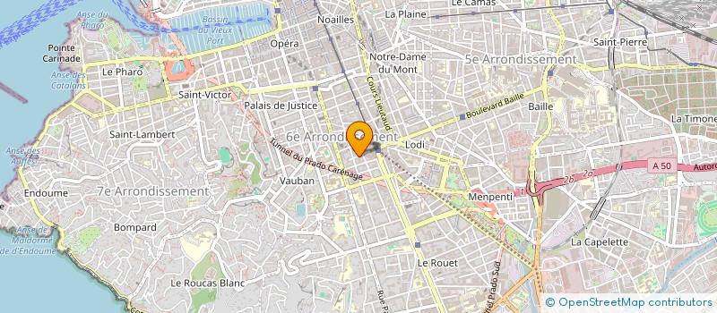 localisation de l'entreprise SCI J L J à MARSEILLE