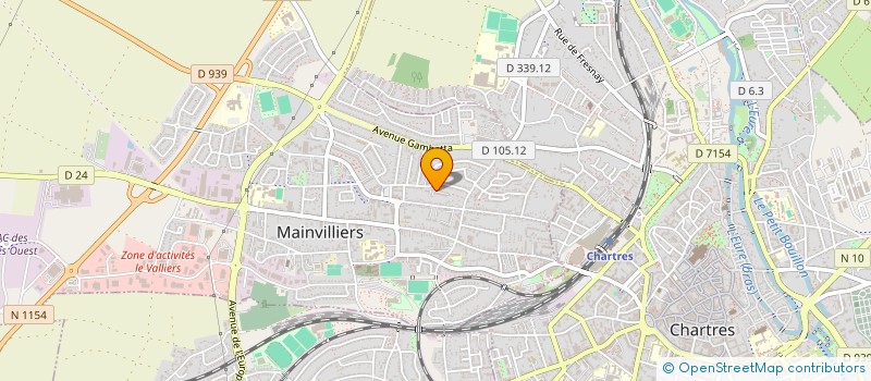 localisation de l'entreprise SCI J L J à MAINVILLIERS