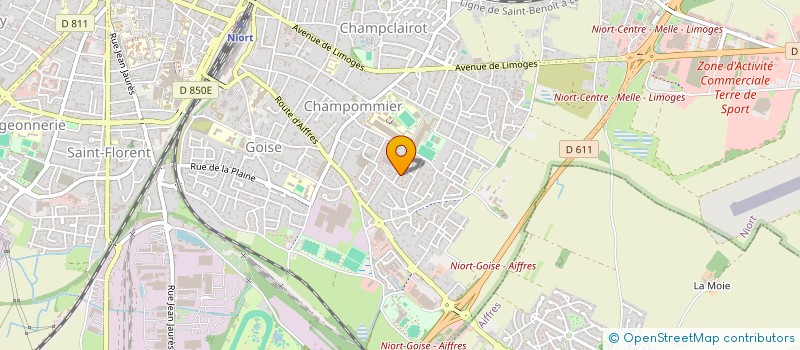 localisation de l'entreprise SCI J L M à NIORT