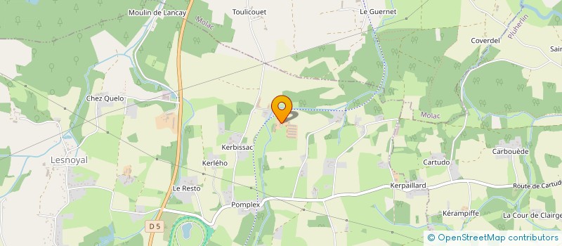 localisation de l'entreprise SCI J.L.N.97  QUESTEMBERT