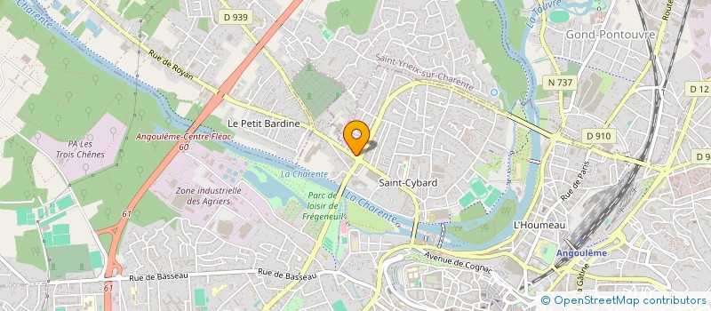 localisation de l'entreprise SCI J.L.P.B.E à ANGOULEME
