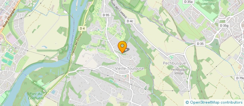 localisation de l'entreprise SCI J.L.P.J  VIEILLE-TOULOUSE