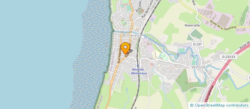 localisation de l'entreprise SCI J.L.P.L  WIMEREUX