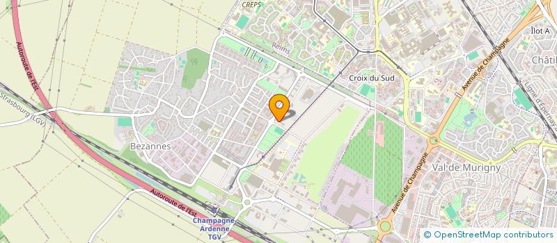 localisation de l'entreprise SCI J.L.T  REIMS