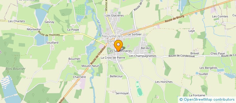 localisation de l'entreprise SCI J.L.T FAURE  NEUVILLE-LES-DAMES