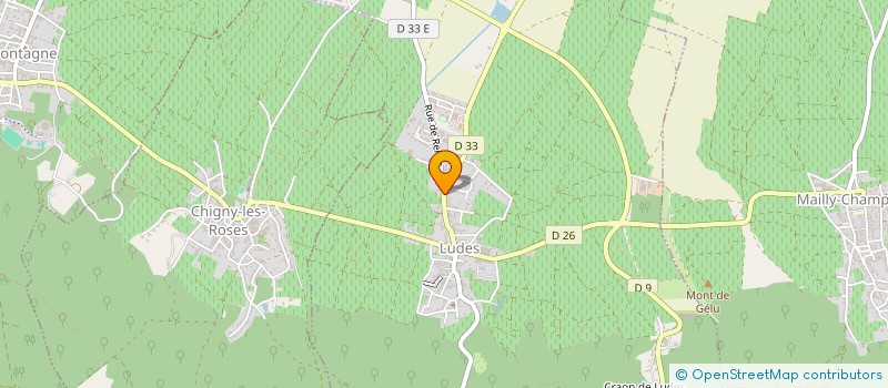 localisation de l'entreprise SCI J.L.V.  LUDES