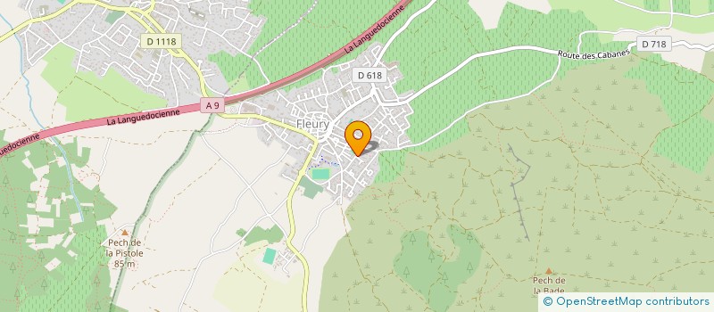 localisation de l'entreprise SCI J.L.V  FLEURY