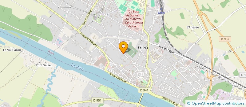 localisation de l'entreprise SCI J L V à GIEN