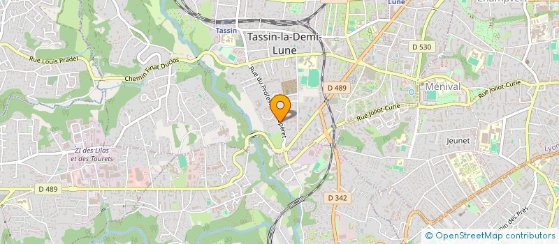 localisation de l'entreprise SCI J.L.V.  TASSIN-LA-DEMI-LUNE