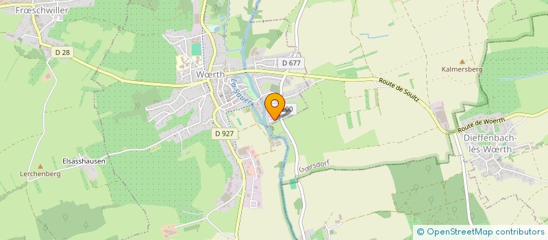 localisation de l'entreprise SCI J.LEDIG  LANGENSOULTZBACH