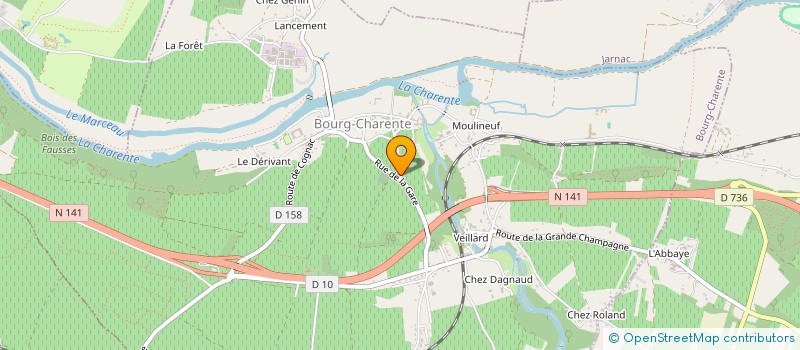 localisation de l'entreprise SCI J.M.2 à BOURG-CHARENTE