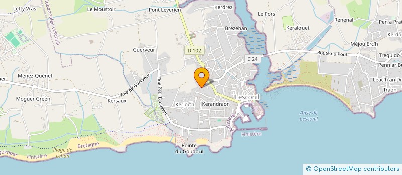 localisation de l'entreprise SCI J.M.3.L  PLOBANNALEC-LESCONIL