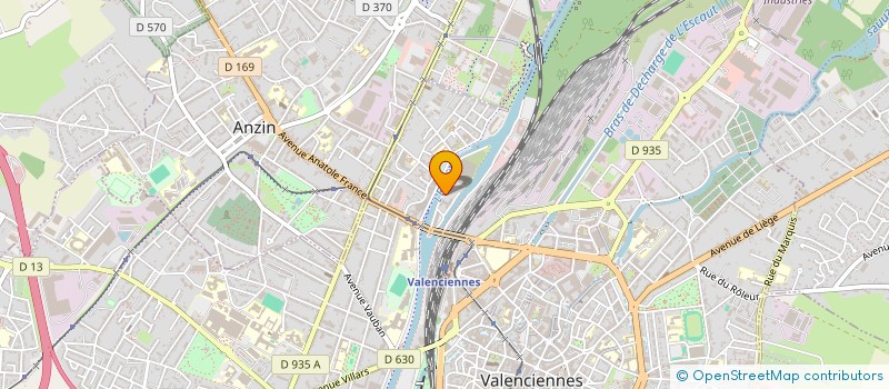 localisation de l'entreprise SCI J M à VALENCIENNES