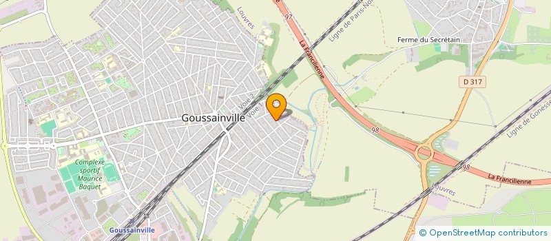 localisation de l'entreprise SCI J&M à GOUSSAINVILLE