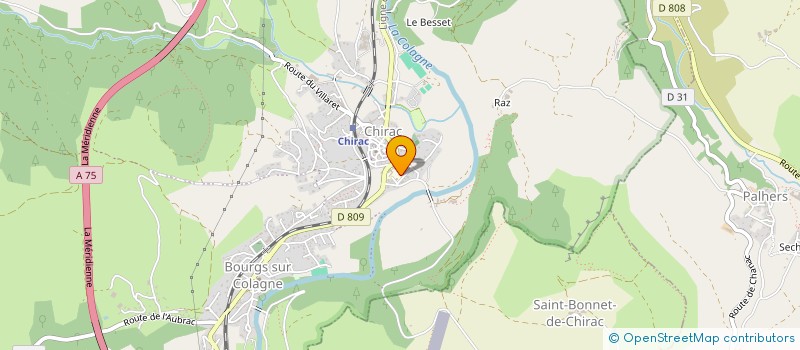 localisation de l'entreprise SCI J & M  BOURGS SUR COLAGNE