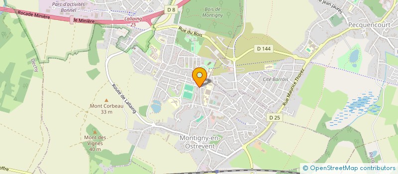 localisation de l'entreprise SCI J.M ASSET  MONTIGNY-EN-OSTREVENT