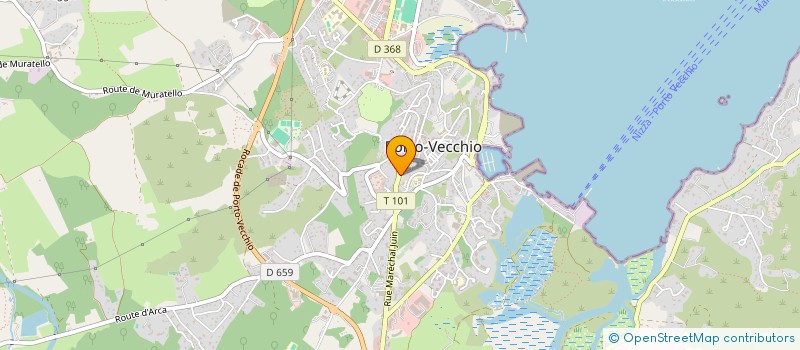 localisation de l'entreprise SCI J.M.C à PORTO-VECCHIO