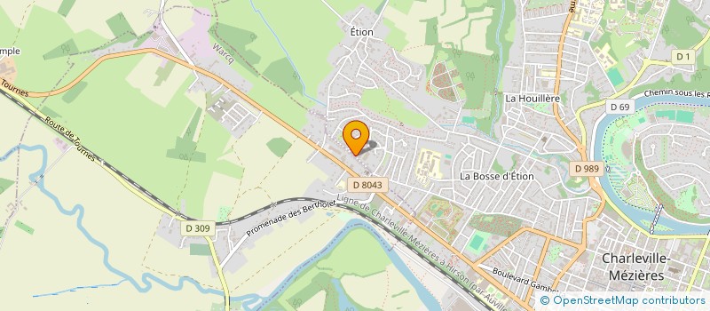 localisation de l'entreprise SCI J.M.C  CHARLEVILLE-MEZIERES