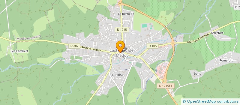 localisation de l'entreprise SCI J M C  CASTELNAU-DE-MEDOC