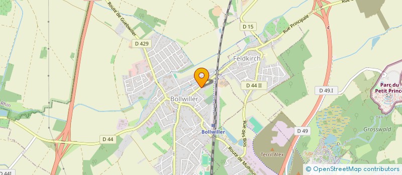 localisation de l'entreprise SCI J M C  BOLLWILLER