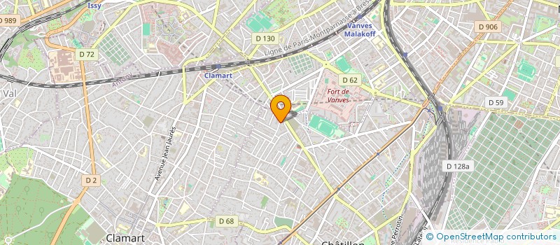 localisation de l'entreprise SCI J.M.C  CHATILLON