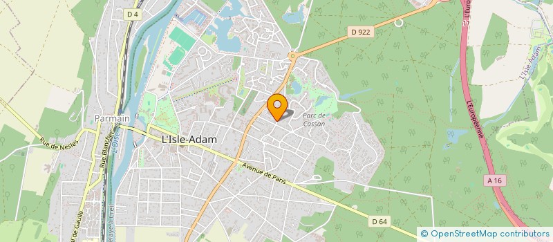 localisation de l'entreprise SCI J M C E  L'ISLE-ADAM