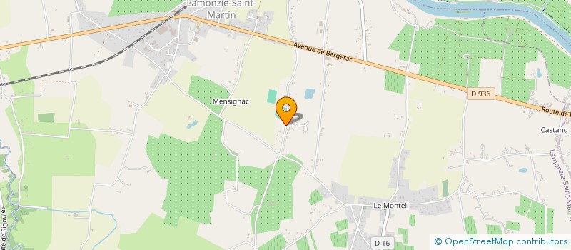 localisation de l'entreprise SCI J.M.C.F.  LAMONZIE-ST-MARTIN