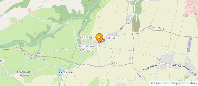 localisation de l'entreprise SCI J M C G  BIOZAT