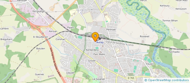 localisation de l'entreprise SCI J.M.D. à AURAY