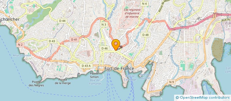 localisation de l'entreprise SCI J.M.D à FORT-DE-FRANCE