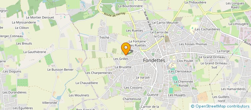localisation de l'entreprise SCI J.M.D.A. à FONDETTES