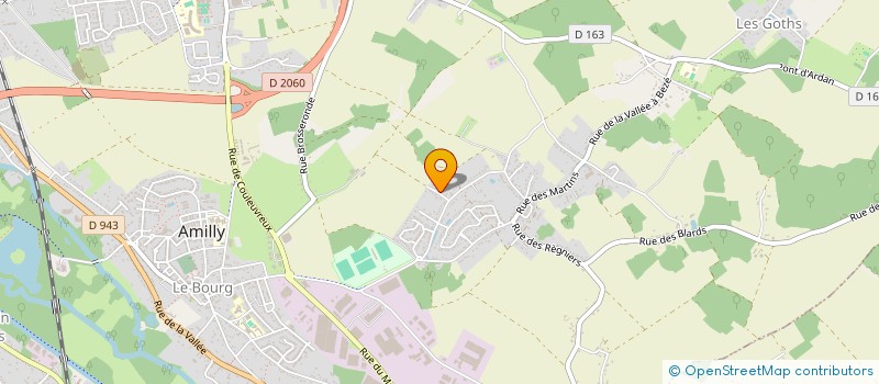 localisation de l'entreprise SCI J.M.F.A à AMILLY
