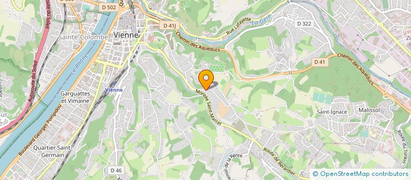localisation de l'entreprise SCI J M G à VIENNE