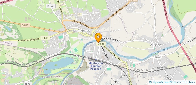 localisation de l'entreprise SCI J M G  GOURDAN-POLIGNAN