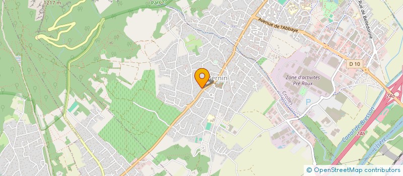 localisation de l'entreprise SCI J.M.H  BERNIN