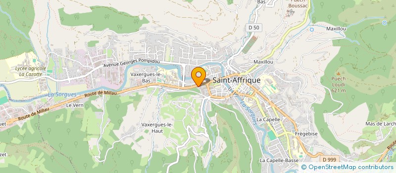 localisation de l'entreprise SCI J M H P  SAINT-AFFRIQUE
