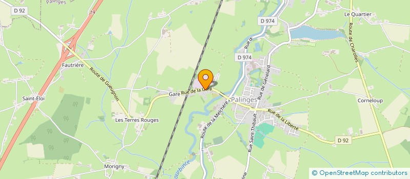 localisation de l'entreprise SCI J&M IMMOBILIER  PALINGES