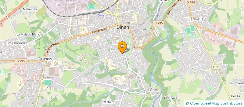 localisation de l'entreprise SCI J.M.J.B  DINAN