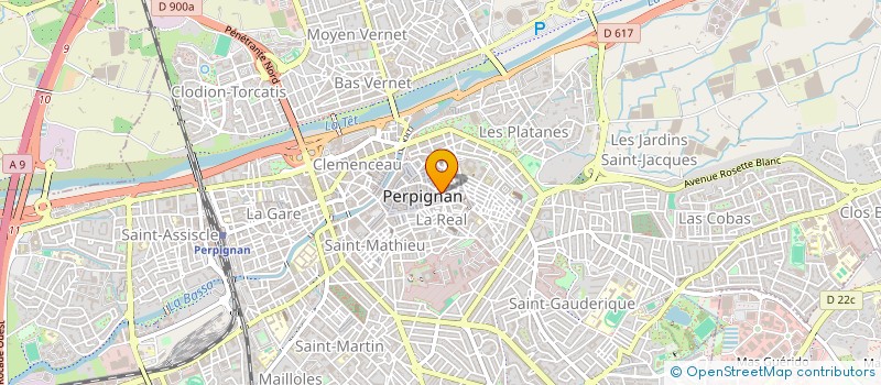 localisation de l'entreprise SCI J M J D 2 à PERPIGNAN