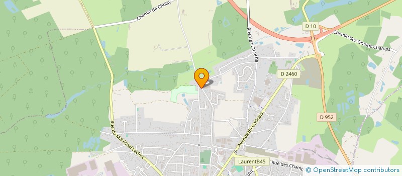 localisation de l'entreprise SCI J M K à CHATEAUNEUF-SUR-LOIRE
