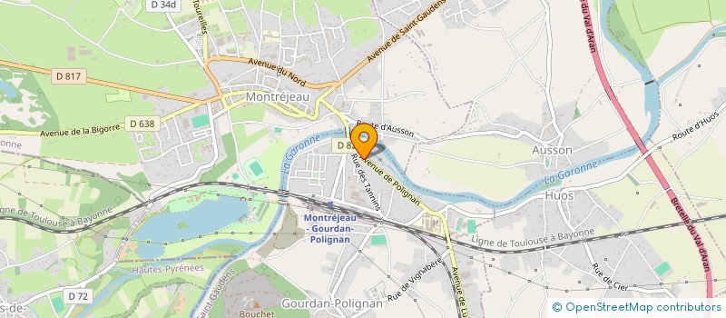 localisation de l'entreprise SCI J M L  GOURDAN-POLIGNAN