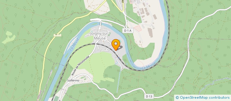 localisation de l'entreprise SCI J.M.L  JOIGNY-SUR-MEUSE