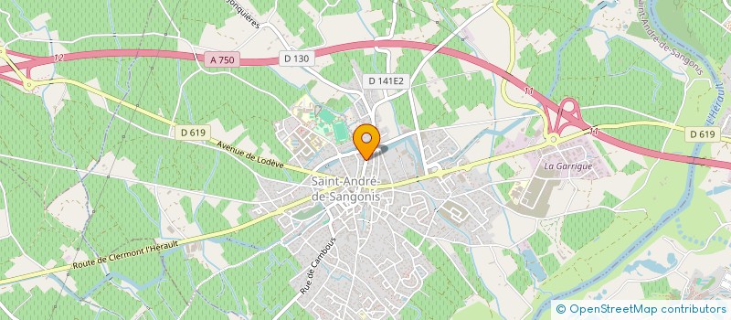 localisation de l'entreprise SCI J.M.M.E à BAILLARGUES