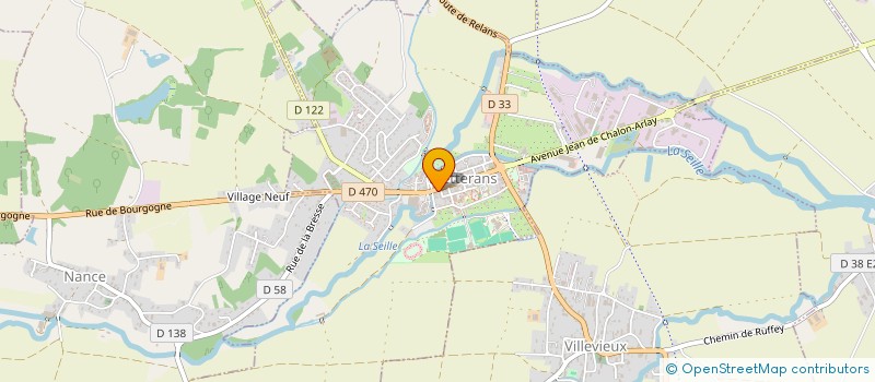 localisation de l'entreprise SCI J.M.N  DU MOULIN  BLETTERANS