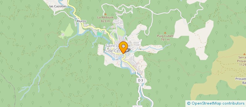 localisation de l'entreprise SCI J.M.P  SAINT-LAURENT-DE-CERDANS