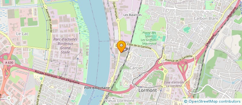 localisation de l'entreprise SCI J.M.P  LORMONT