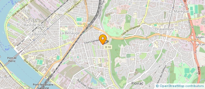 localisation de l'entreprise SCI J.M.P GARE  FLOIRAC