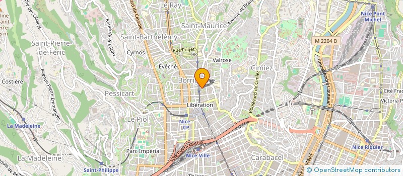 localisation de l'entreprise SCI J.M.R  NICE
