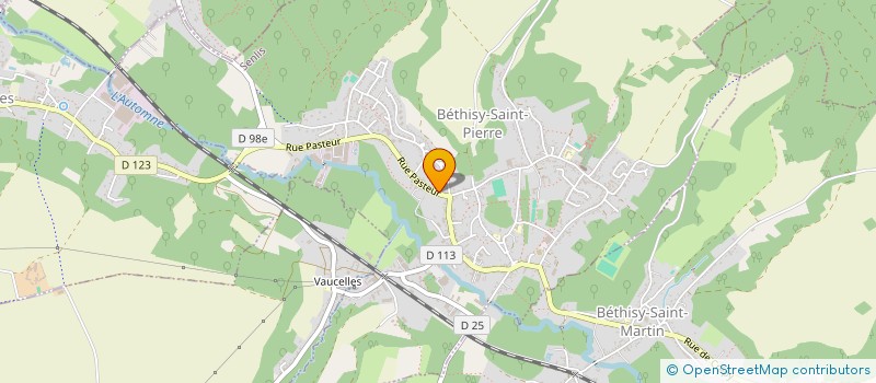 localisation de l'entreprise SCI J.M.S  BETHISY-SAINT-PIERRE